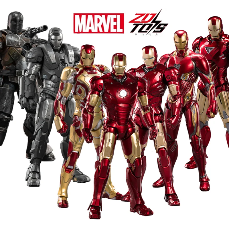 Figura de acción Iron Man articulada ZD Toys – 7 pulgadas para niños - imagen 5
