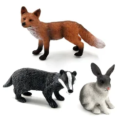 Figuras de animales de resina para decoración infantil