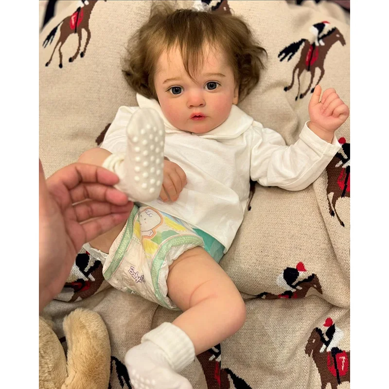 Muñeca Reborn Ayana realista con tacto suave y pelo natural - imagen 4