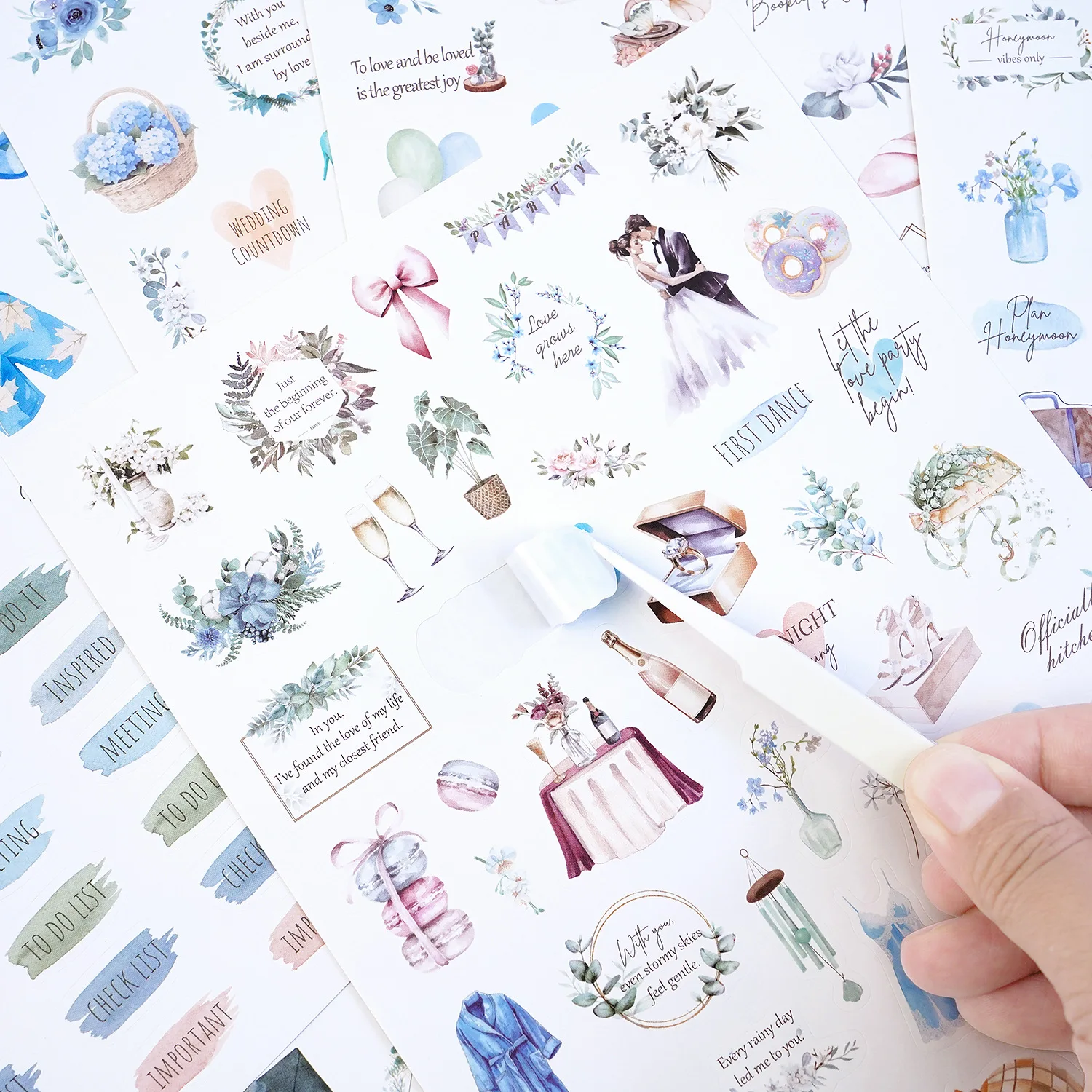 Pegatinas autoadhesivas para personalizar planners