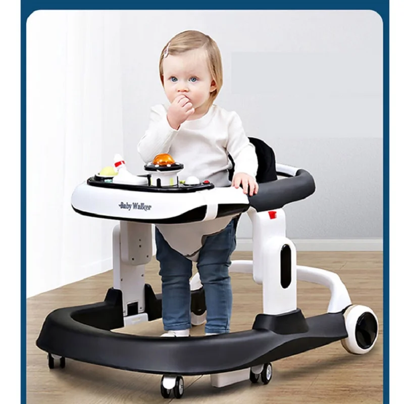Andador LazyChild antivibración para bebé – Plegable con coche de empuje - imagen 3