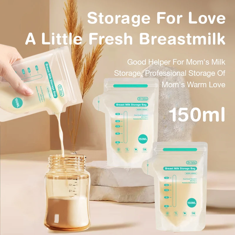 Bolsas almacenamiento leche materna MAMIJOY 30 uds 150ml sin BPA - imagen 3