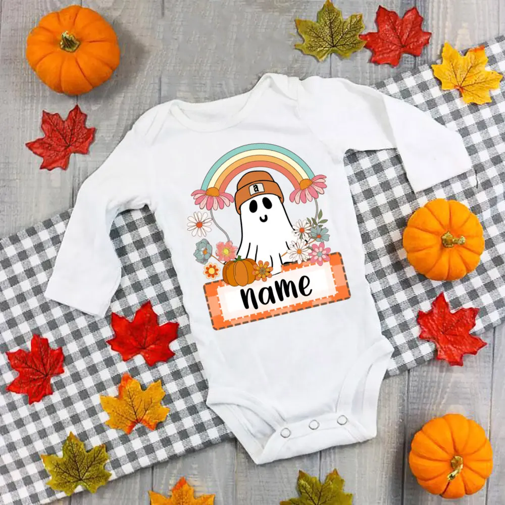 Body personalizado manga larga para bebé – Nombre bordado unisex - imagen 4