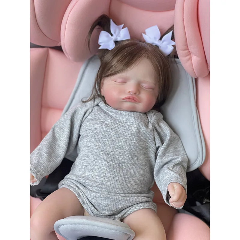 Muñeca reborn Rosalie con piel 3D real, recién nacida artesanal - imagen 5