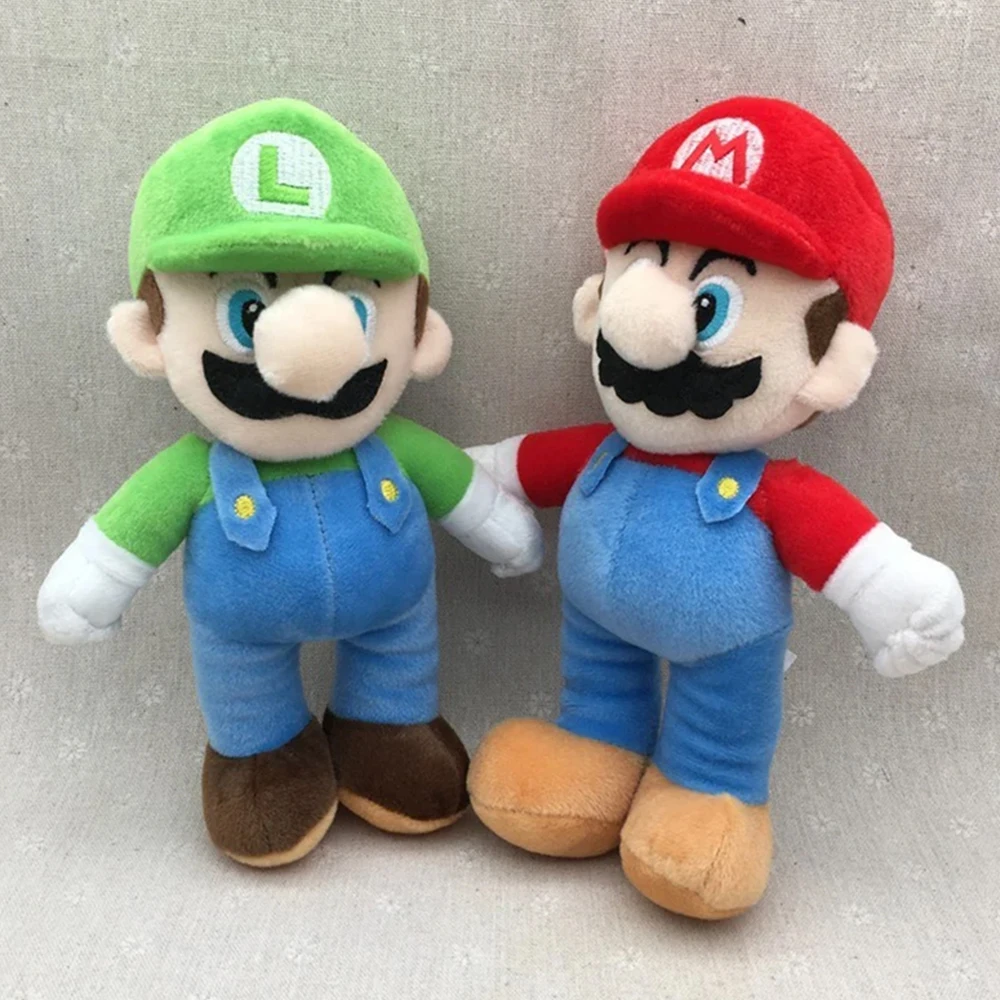 Peluche Super Mario clásico Mario y Luigi, regalo cumpleaños - imagen 5