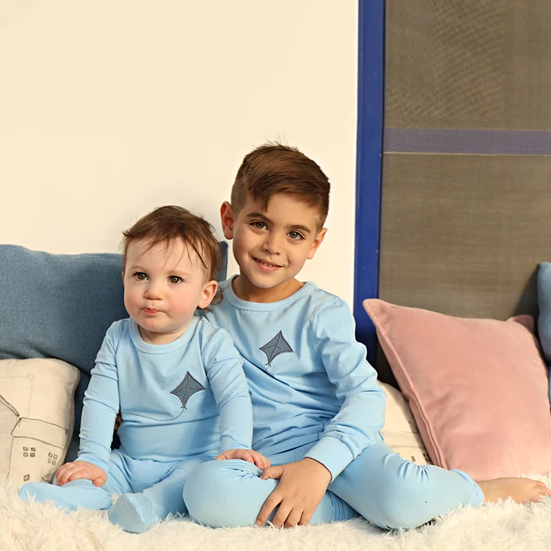 Barcali Pijamas familiares a juego Modal suave primavera verano bebés - imagen 4