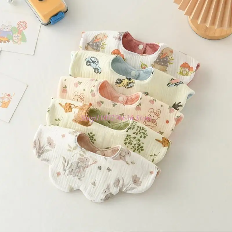 Babero bandana absorbente para bebé, dentición cómoda y suave - imagen 2