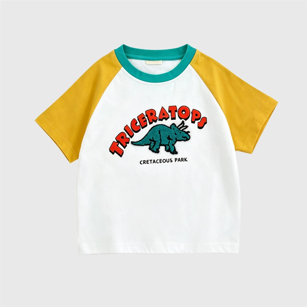 Camiseta de cuello redondo y ajuste holgado