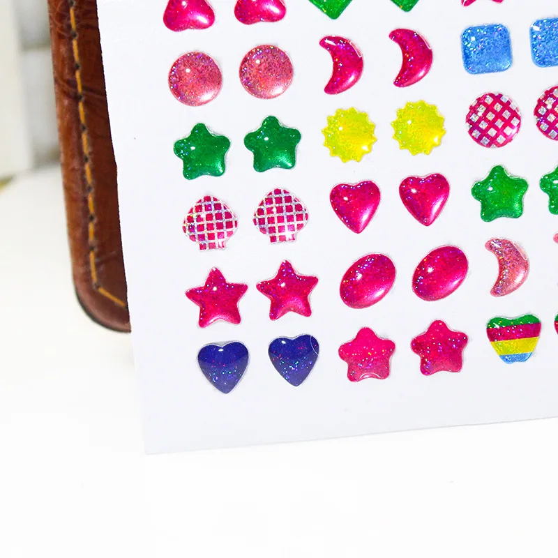 Pegatinas epoxi de cristal con dibujos animados para niños - imagen 2