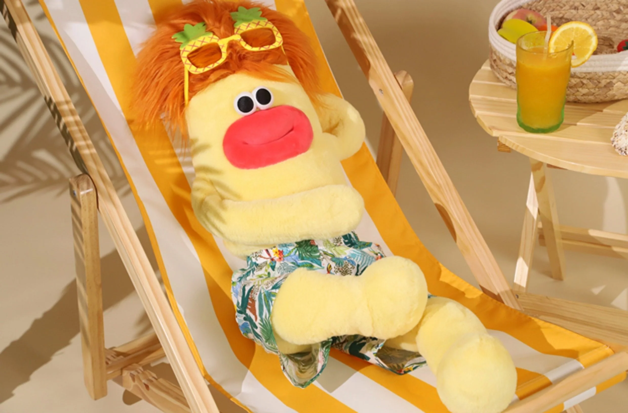 Peluche largo de pelo desordenado con acabado suave