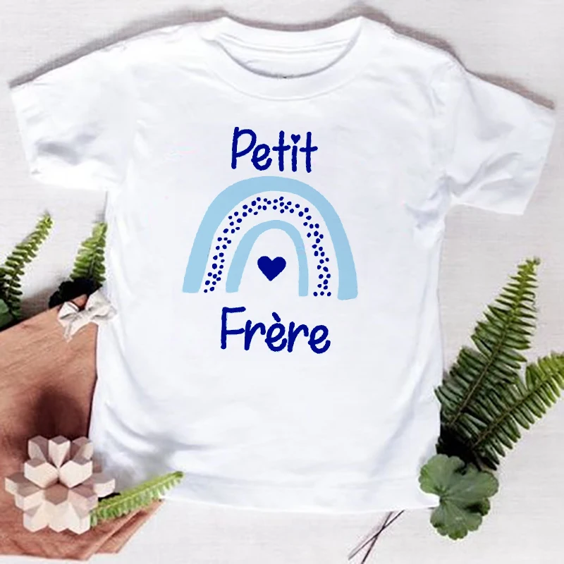 Camisetas a juego hermano y hermana arcoíris manga corta - imagen 4