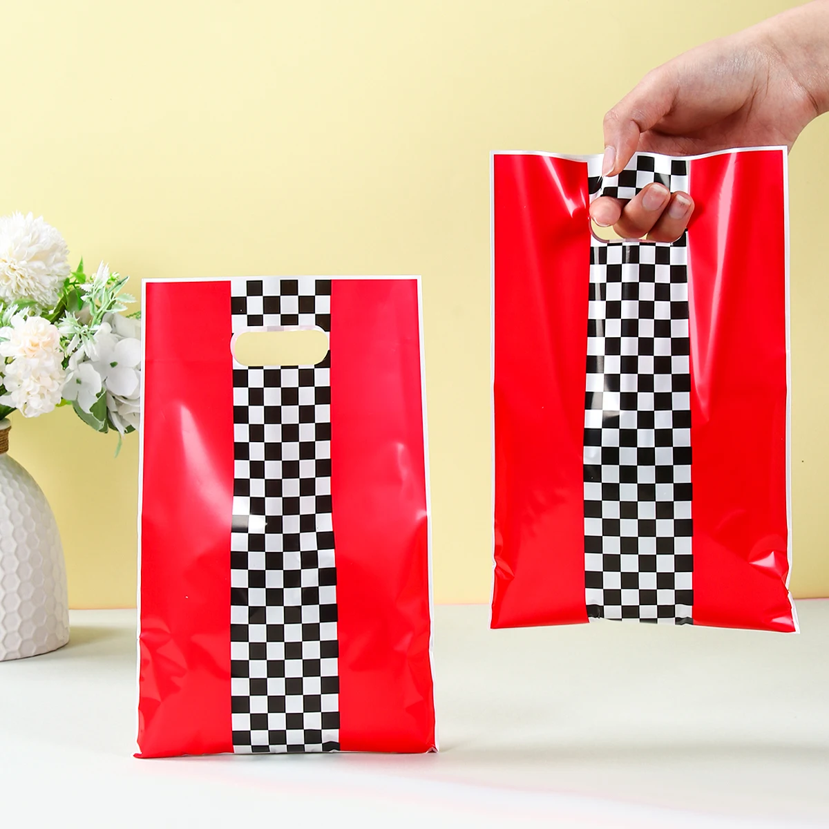 Pack de bolsas colgantes listo para usar
