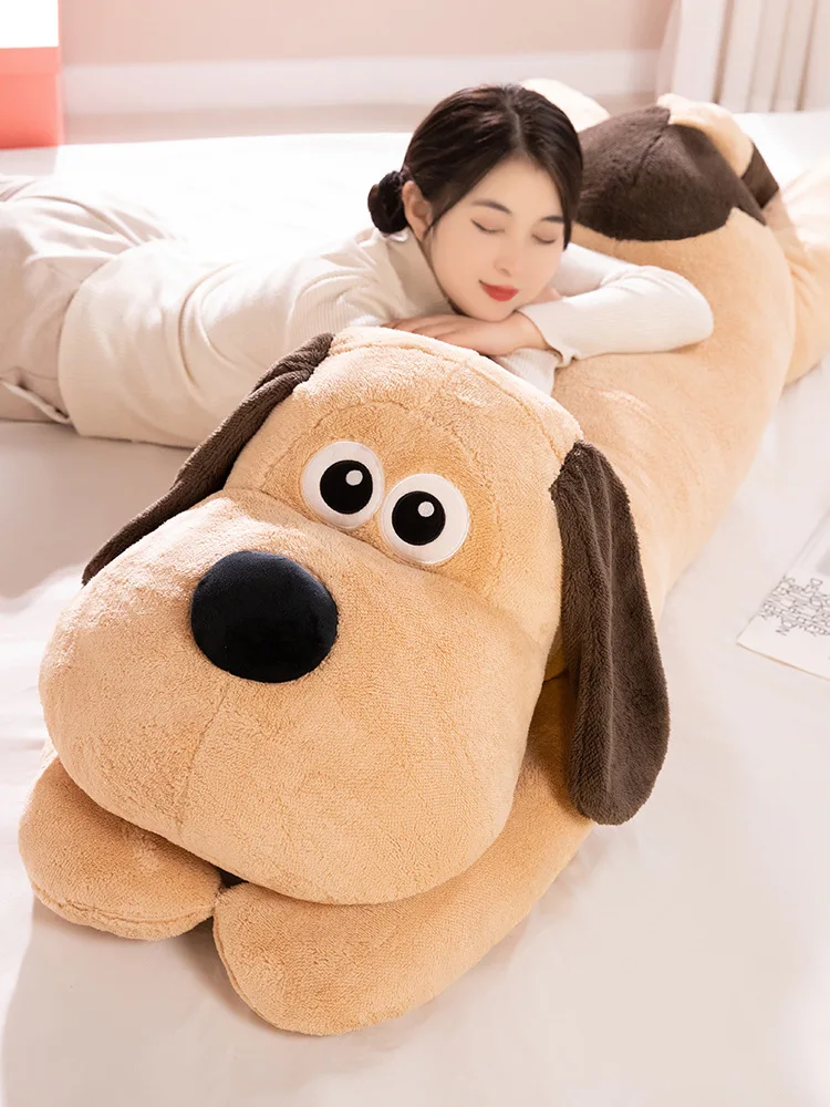 Almohada de peluche de perro Kawaii en tamaño grande
