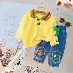 Conjunto otoño para niños: camiseta y pantalón infantil