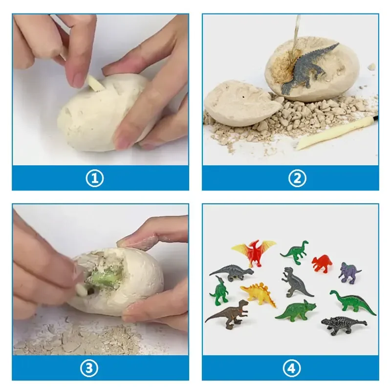 Kit de excavación fósiles dinosaurio arqueológico - imagen 5