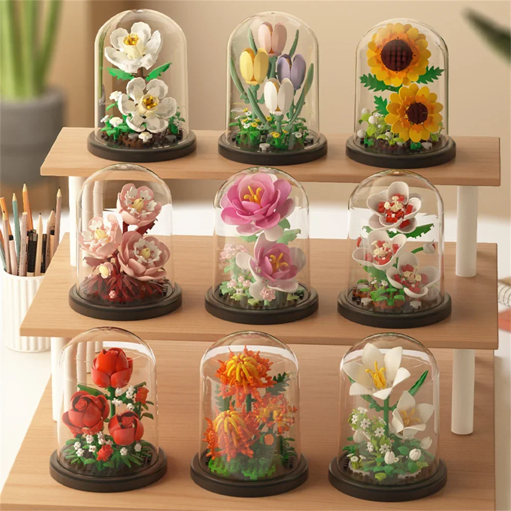 Bonsái decorativo de microbloques para habitación infantil - imagen 2