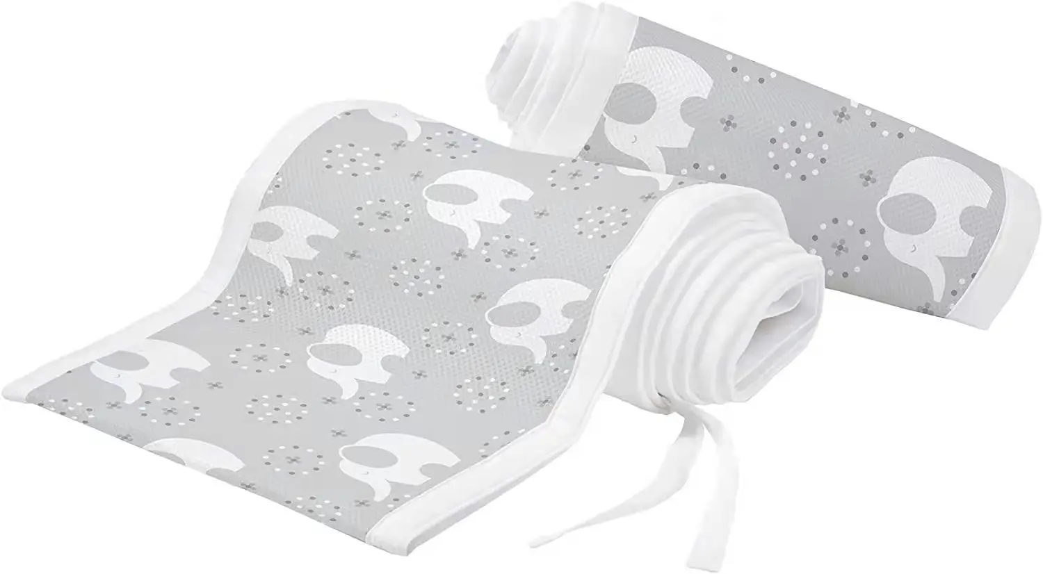 Protector de cuna malla transpirable suave para seguridad - imagen 5