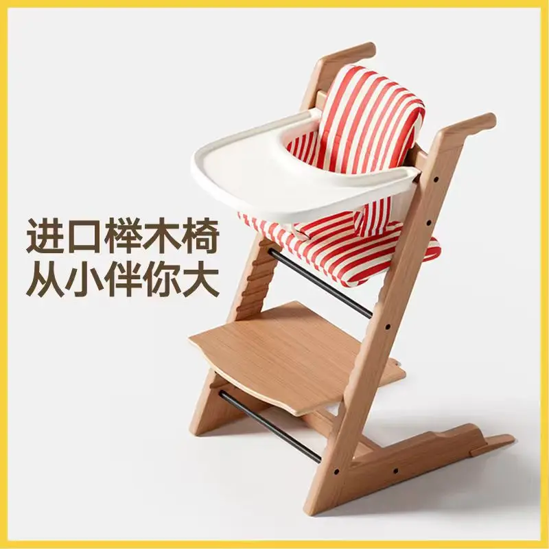 Trona de madera para bebé – Silla evolutiva comedor multifuncional - imagen 2