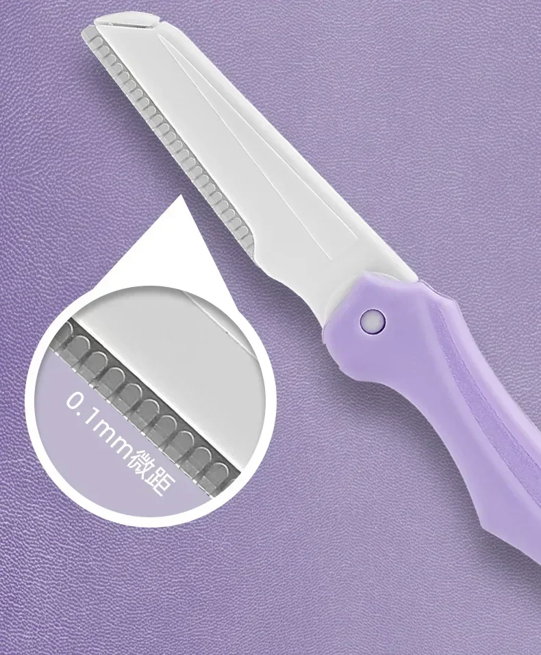 Kit de herramientas para cejas portátil con peine y tijeras - imagen 2