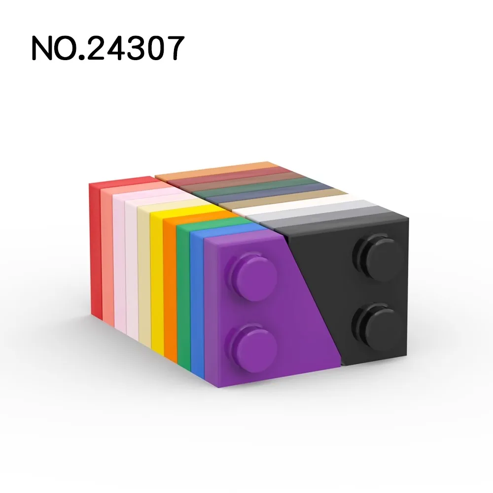 Bloques de construcción cuña y placa 2x2 modular derecha MOC - imagen 4
