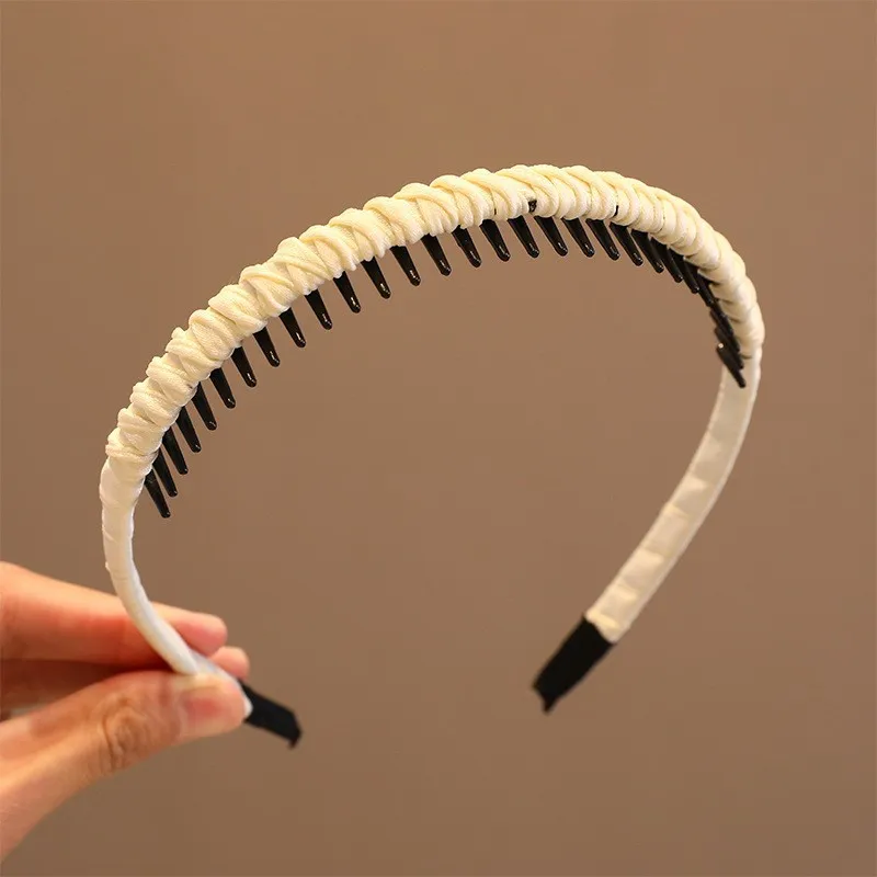 Diadema antideslizante con dientes para pelo infantil sin tirones - imagen 4