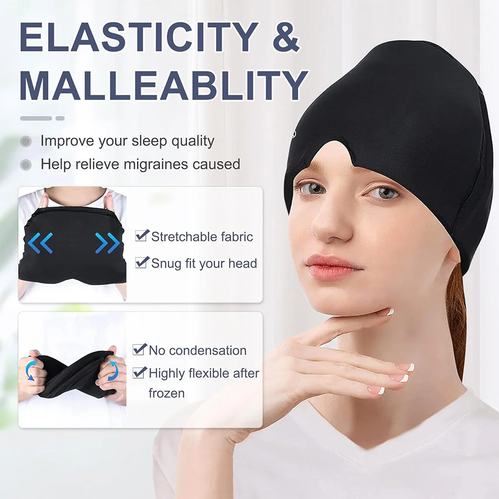 Gorro de gel refrigerante con compresa fría para aliviar dolor - imagen 2