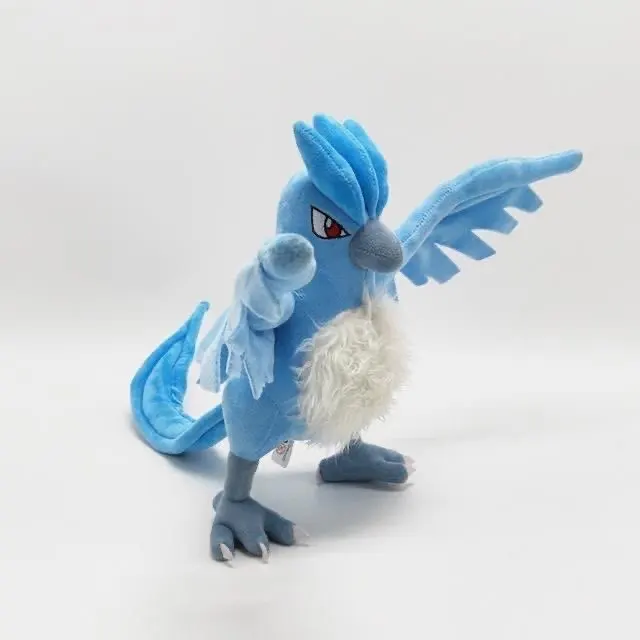 Peluche relleno suave Articuno con acabado felpa