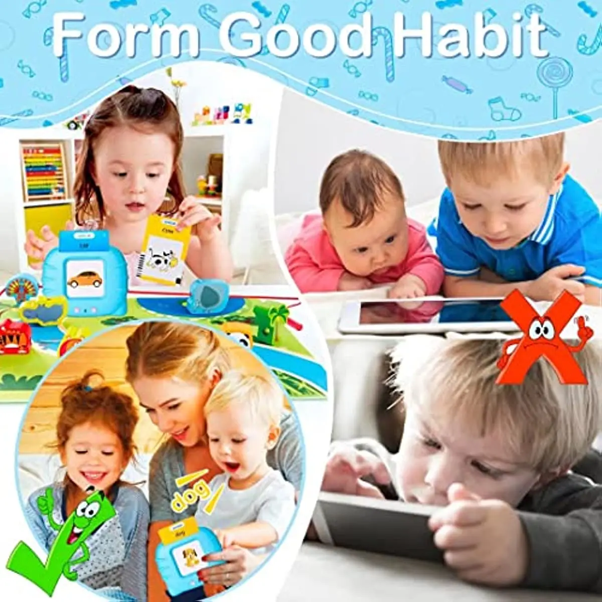 Tarjetas Flash parlantes – Aprendizaje preescolar para bebés - imagen 5