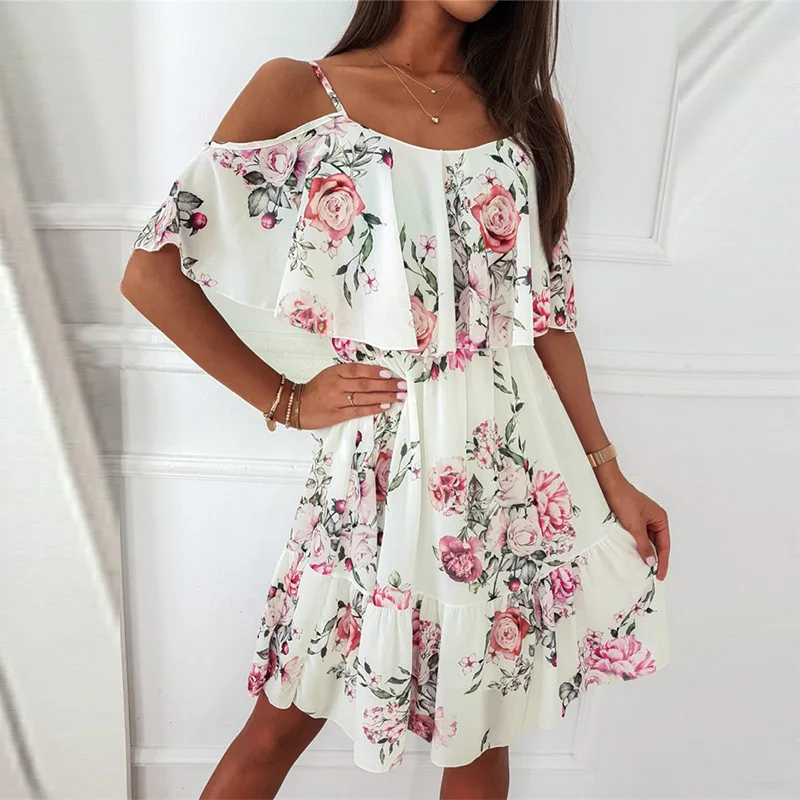Vista del vestido en un entorno de verano