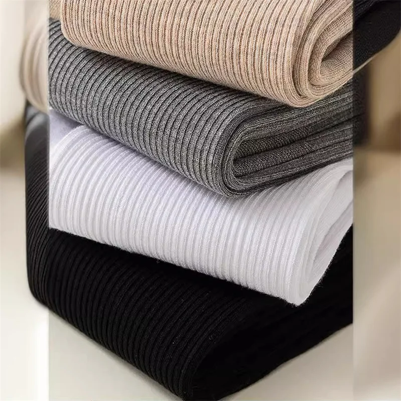 Mallas rayadas elásticas para niña – Pantimedias de punto para baile - imagen 5