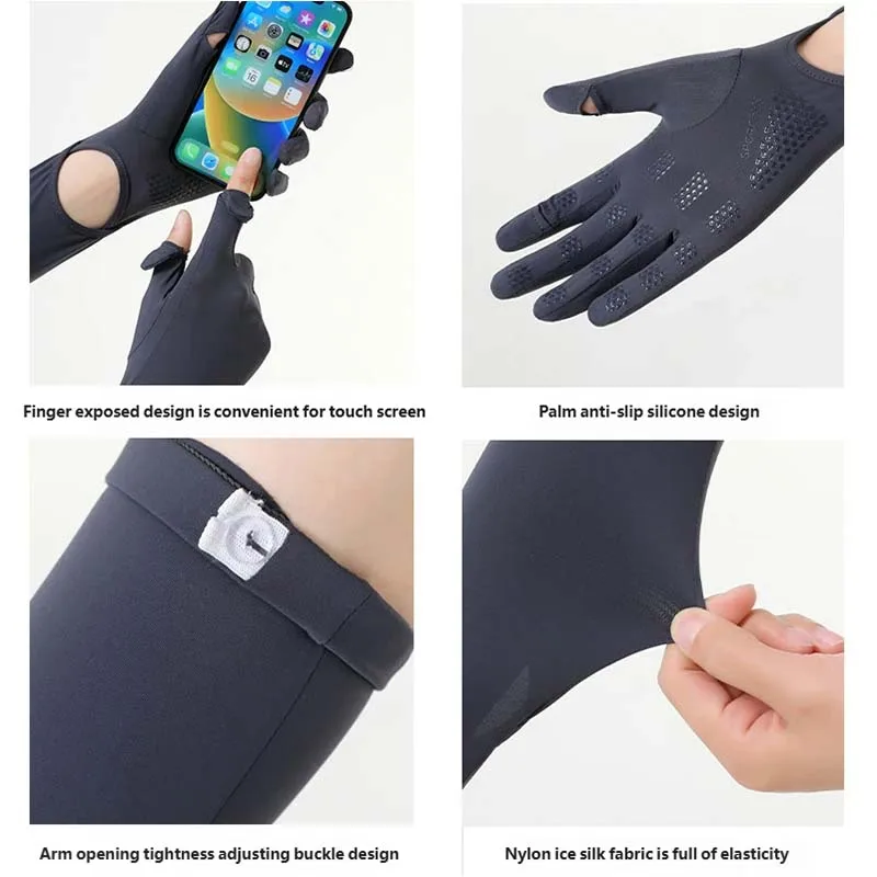 Guantes de verano con protección solar y pantalla táctil - imagen 3