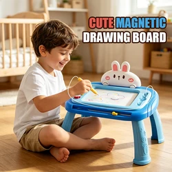 Pizarra magnética para niños borrable con soporte para dibujo