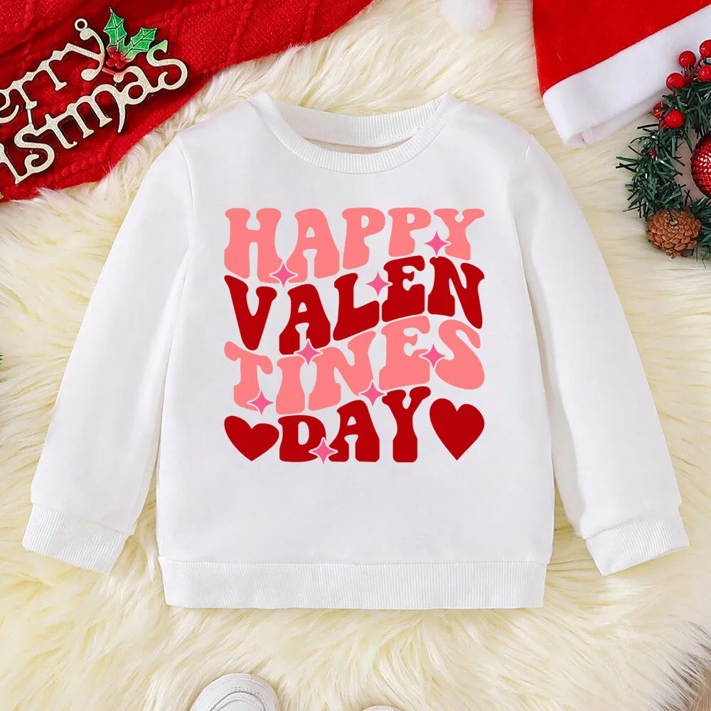 Sudadera con capucha niños San Valentin – Diseno festivo - imagen 2