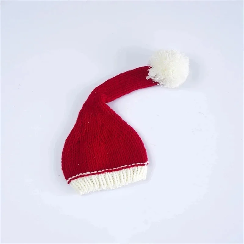 Gorro navideño de bebé con Papá Noel suave de lana - imagen 2