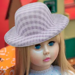 Sombreros de copa mini para muñecas: estilo elegante