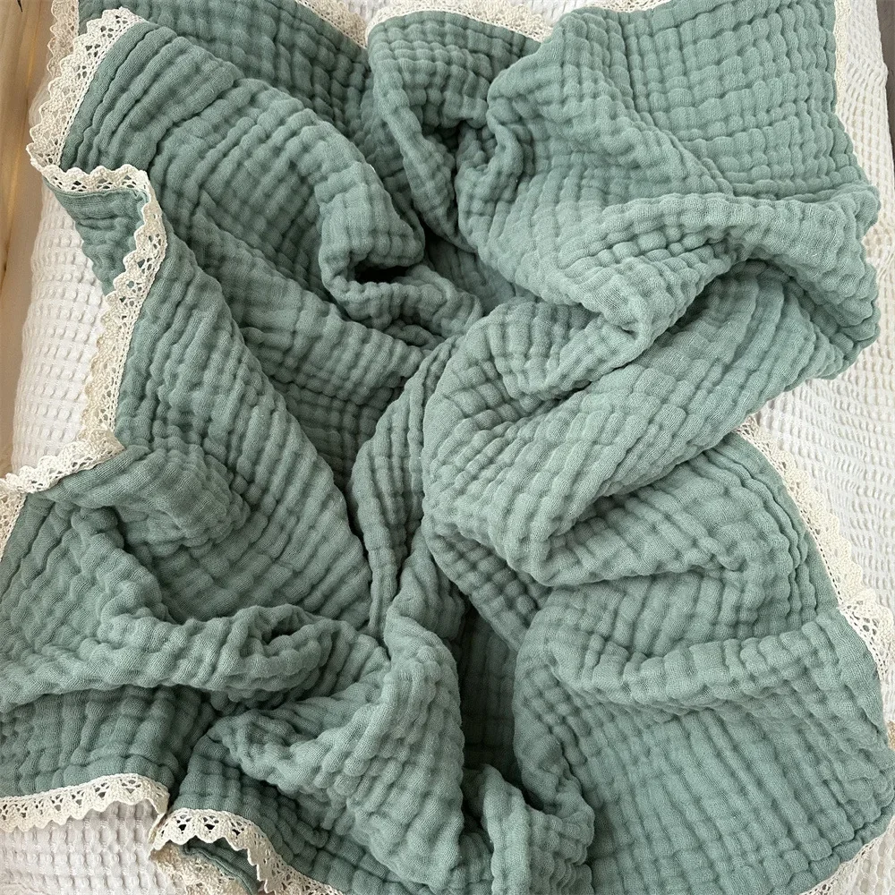 Toalla de baño y manta muselina para bebé recién nacido - imagen 3