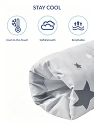 Almohada de lactancia suave y cómoda, agradable al tacto infantil