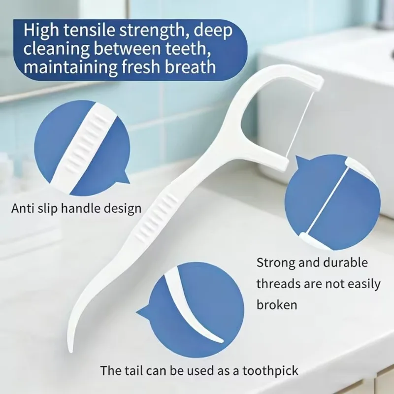 Palillos dentales ultra finos desechables portátiles para higiene bucal - imagen 4