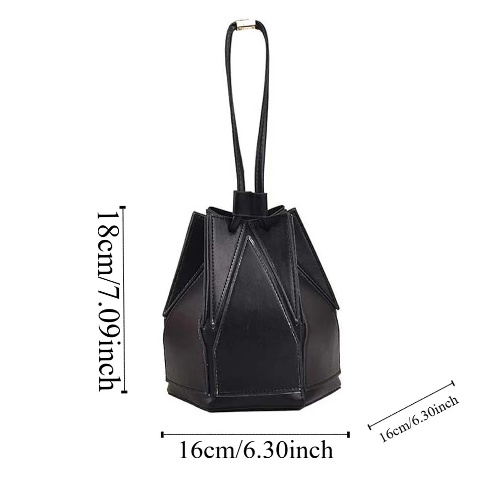 Bolso bandolera plegable versátil con diseño de color contraste