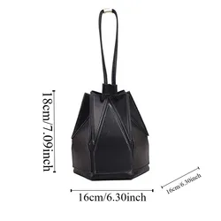 Bolso bandolera plegable versátil con diseño de color contraste
