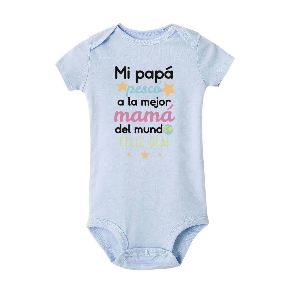 Pelele de verano para bebé con estampado español - imagen 4