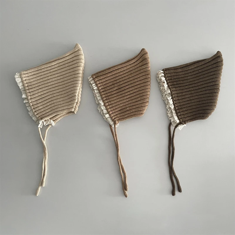 Gorro de punto invierno para bebé con cubreorejas