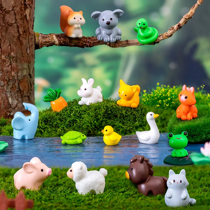 Figuras de animales para jardín decoración infantil estilo bosque - imagen 4