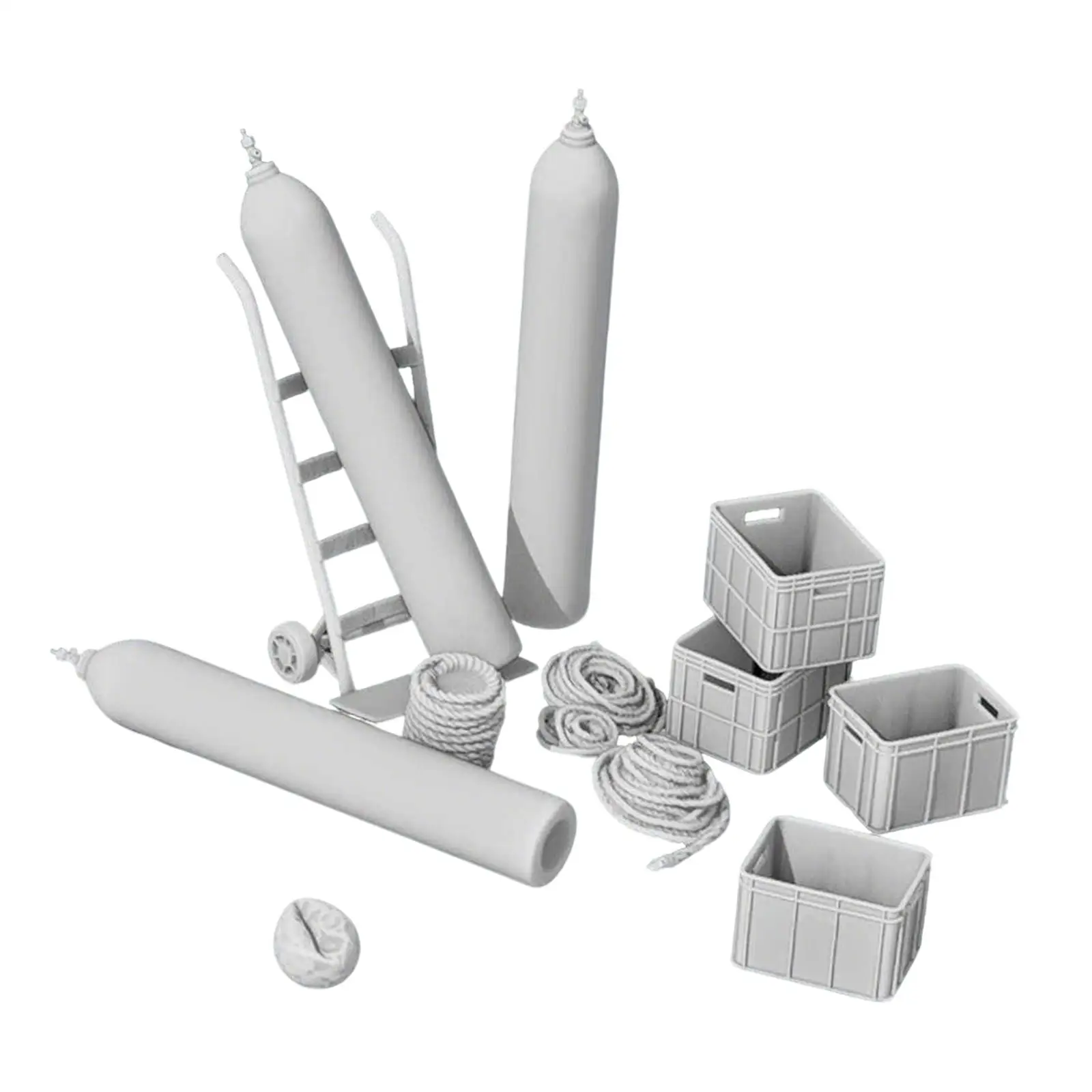 Piezas miniatura para decorar dioramas