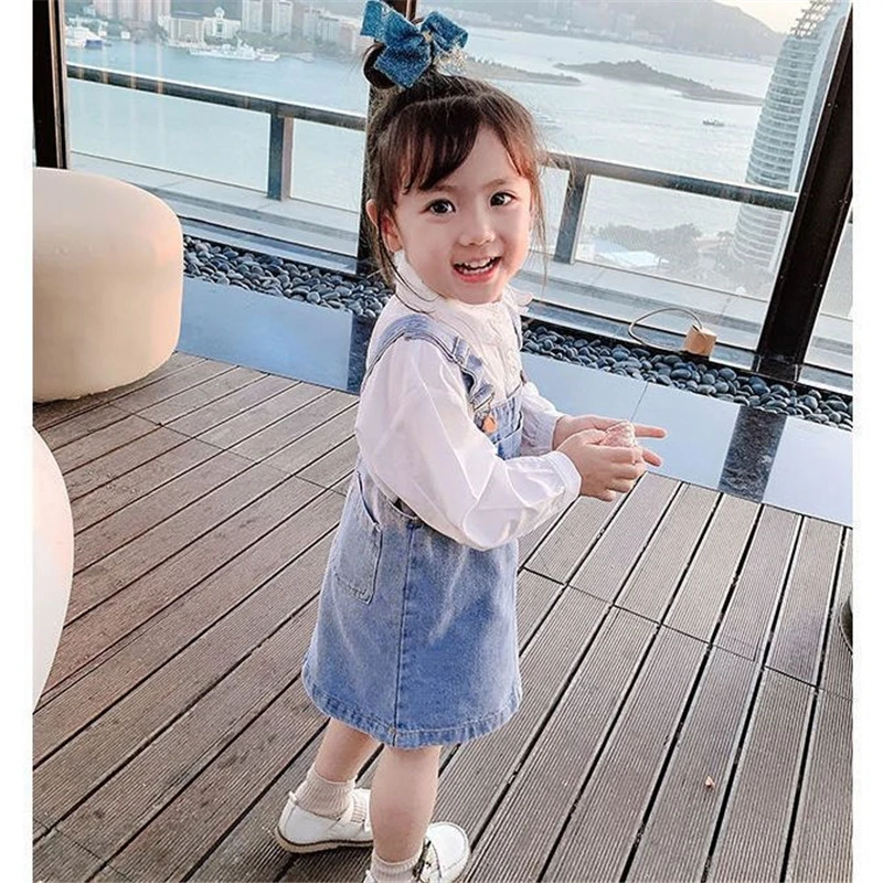 Vestido vaquero para niña – Tirantes verano