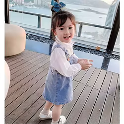 Vestido vaquero para niña – Tirantes verano