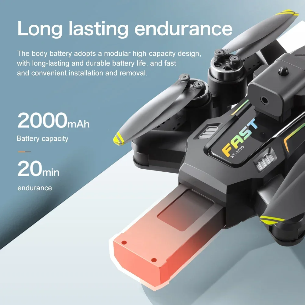Dron XT505 con GPS y cámara profesional, motor sin escobillas - imagen 3