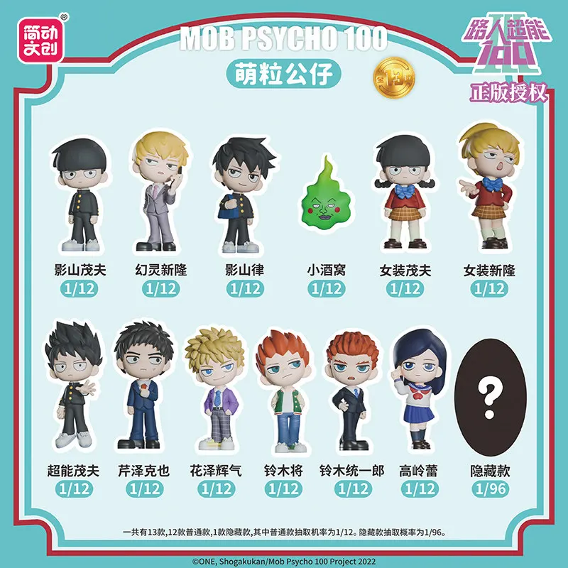JANDOOM Caja sorpresa Mob Psycho 100 con muñecos de colección - imagen 3