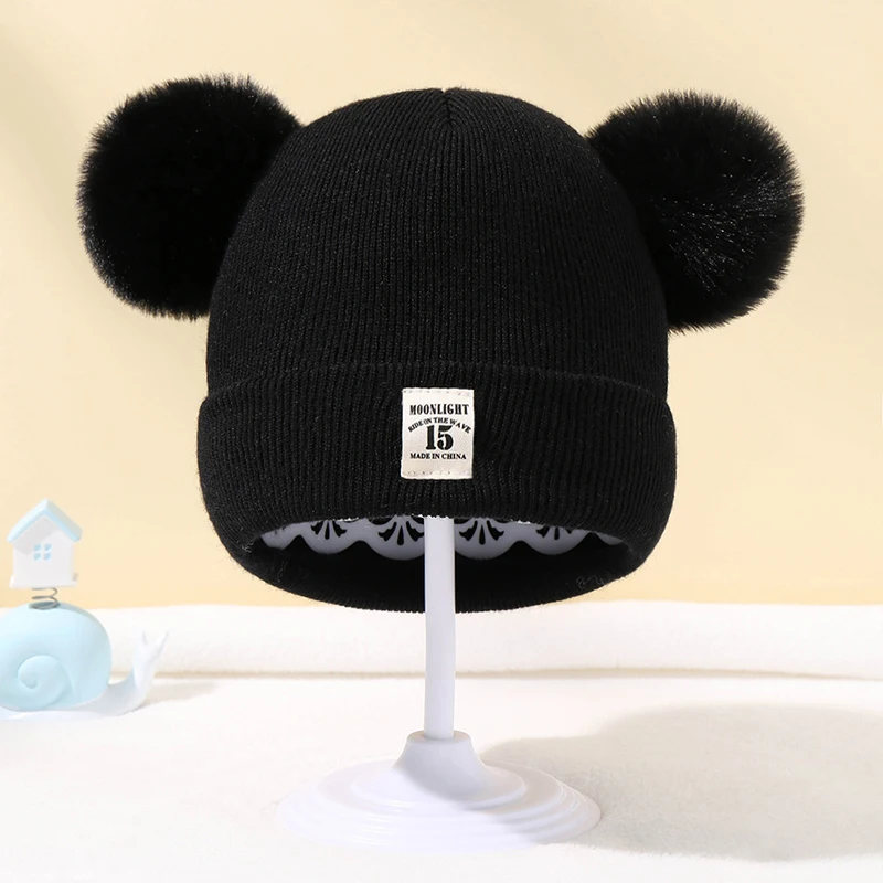 Gorro de punto con pompón para bebé: diseños para niño y niña - imagen 3