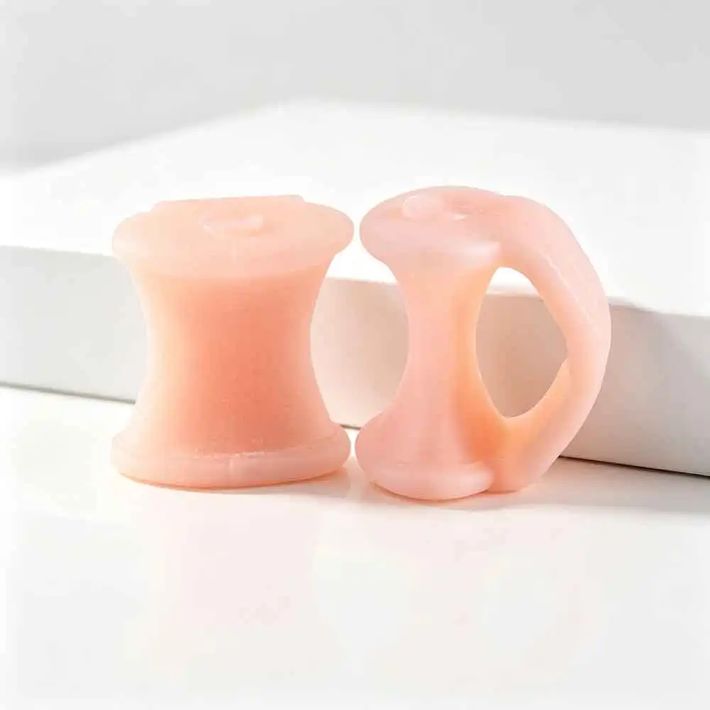 vvocci Separador de dedos de silicona para juanetes ortopédico con almohadilla - imagen 4